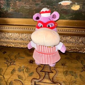 ✓Disney Junior Jr Hallie Hippo Nurse Beanbag Plush Soft Stuffed Animal